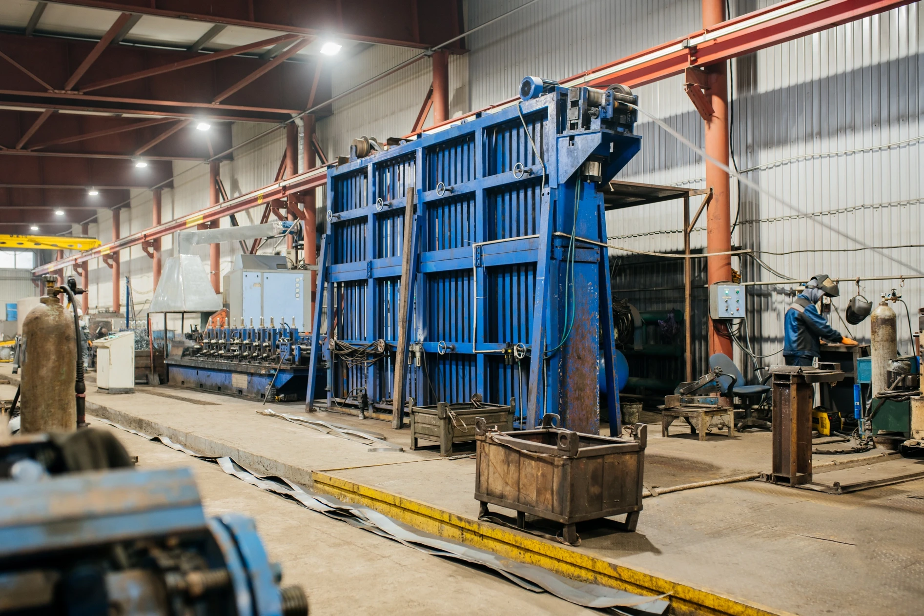 Round pipe production - 2